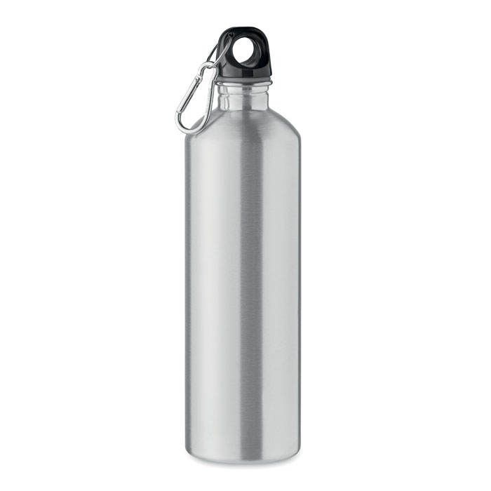 Bouteille publicitaire en inox recyclé 750ml REBIG MOSS Argent mat